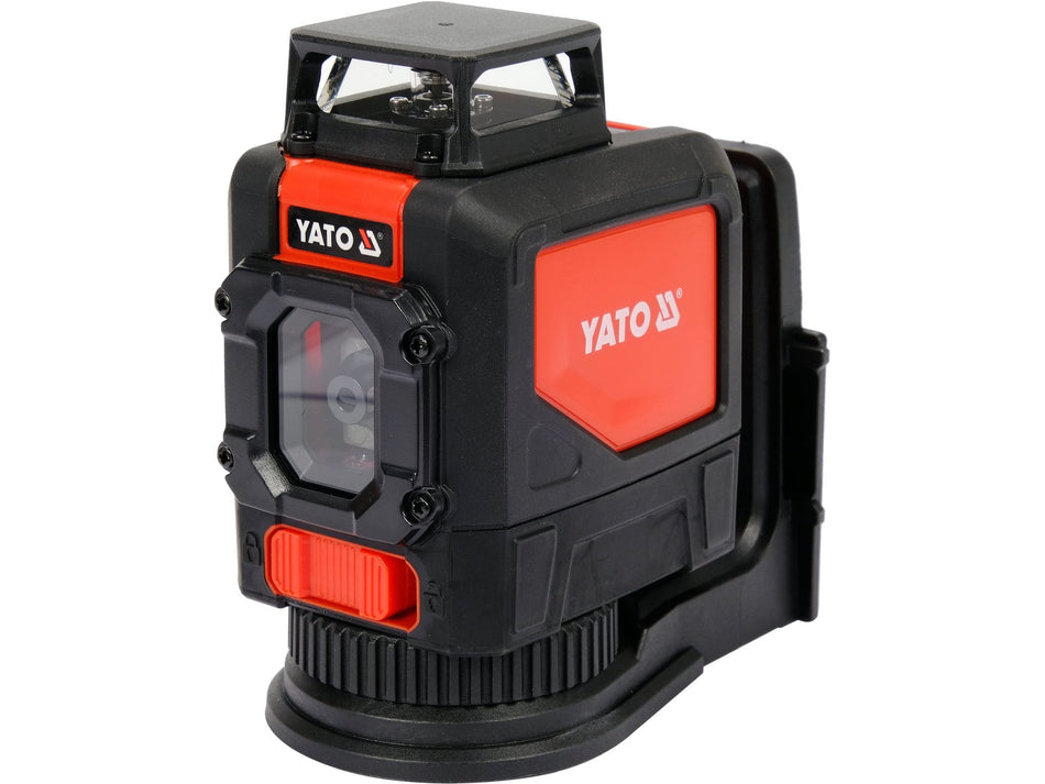 YATO Fünf-Linien-Grünlasernivelliergerät, ±3 mm/10 m Genauigkeit, selbstnivellierend, IP54 – YT-30435