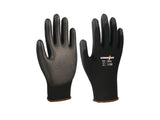 HONERRSAFE PU Palm-Coated Work Gloves, 1 Pair, 13-Gauge Polyester – T501, T504