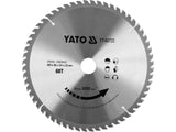 YATO TCT Circular Saw Blade for Wood, 255x30 mm, 24T / 36T / 60T