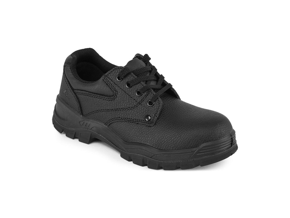 Portwest Safety Shoe Low Cut S1P SR Steel Toecap Split Leather Oil Resistant – FW14