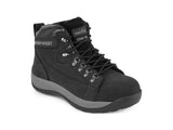 Portwest Sicherheitsstiefel SB HRO Stahlkappe Nubukleder Mid-Cut mit Gummi-Laufsohle & atmungsaktivem Mesh-Futter – FW31