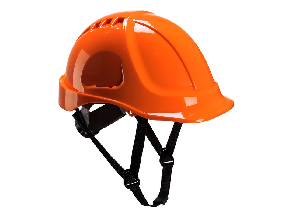 Portwest Endurance Plus Schutzhelm, unbelüftetes ABS, 6-Punkt-Aufhängung, Ratschenverschluss & 4-Punkt-Kinnriemen – PS54