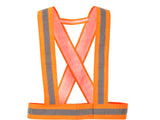 Portwest Hi-Vis Strap, 7.5 cm Belt & Shoulder Bands, 3 cm Reflective Tape, Adjustable Hook & Loop Fastening