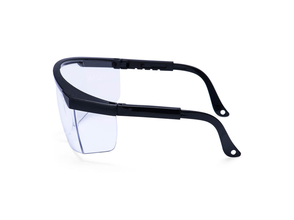 Portwest Classic Safety Plus védőszemüveg, karcmentes és páramentes lencsével, állítható szárral – PS33