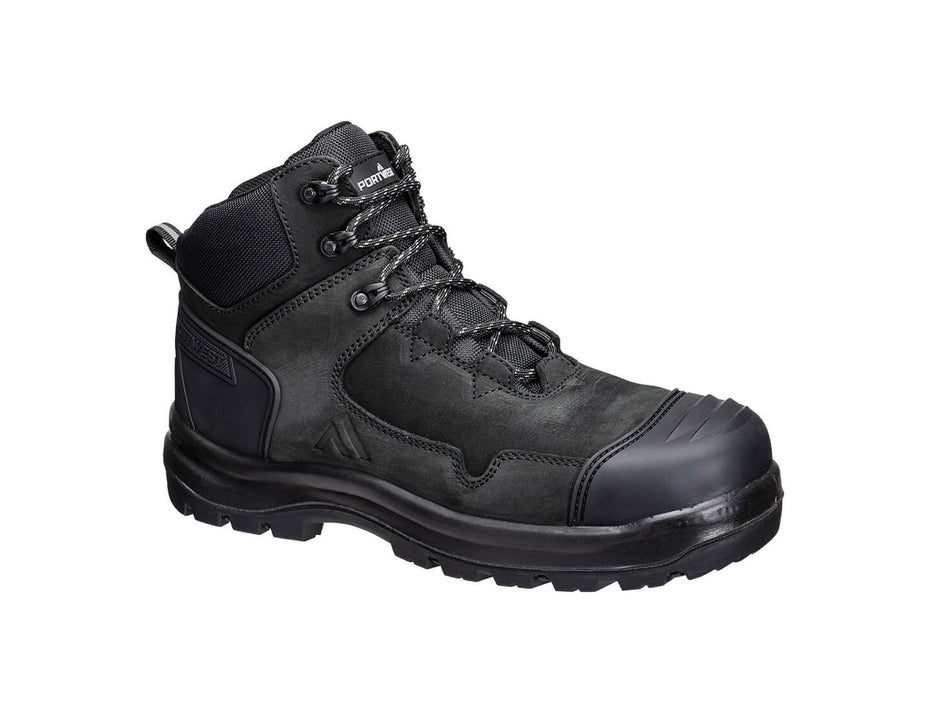 Portwest Sicherheits-Halbstiefel, Composite-Zehenkappe, Nubukleder, S3S HRO SR FO SC LG – FD04