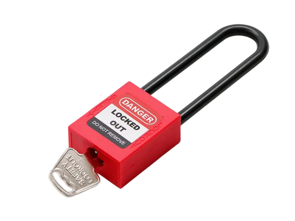 PROLOCKEY Lockout Tagout Safety Padlock, 76 mm Nylon Shackle, Keyed Alike – KA-P76P