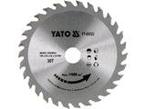 YATO TCT Kreissägeblatt für Holz, 140x20 mm, 16Z / 30Z