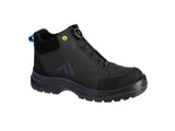 Portwest FE02 Safety Ankle Boot – Kompozit Nubuk S3S ESD SR FO Drótos Fűzőrendszerrel