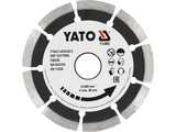 YATO Segmented Diamond Cutting Blade for Concrete & Masonry, 115/125/180/230 mm