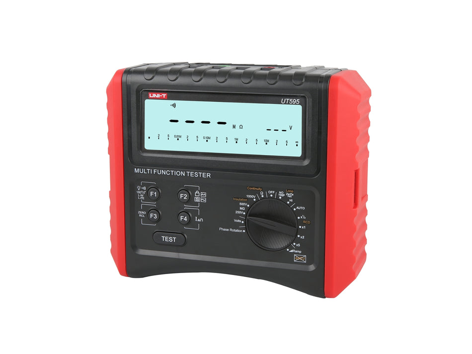 UNI-T Multifunction Installation Tester, RCD, Insulation, Continuity & Loop Impedance – UT595