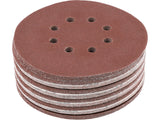 HOOK-AND-LOOP ABRASIVE DISC 8 HOLES 150MM 50PCS P40-240