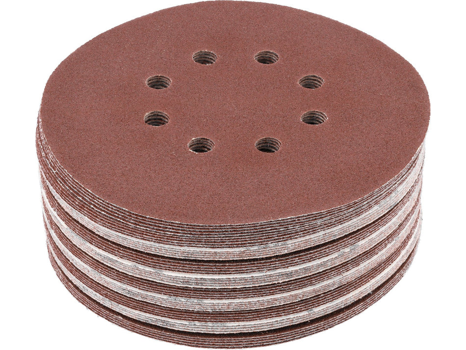 YATO Tépőzáras csiszolótárcsa, 8 lyuk, 150 mm, 50 db, P40-240