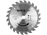 YATO TCT körfűrészlap fához, 165x16 mm, 24T / 36T