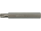 TORX SCREWDRIVER BIT T45, 10 MM HEX DRIVE, 30 MM / 75 MM