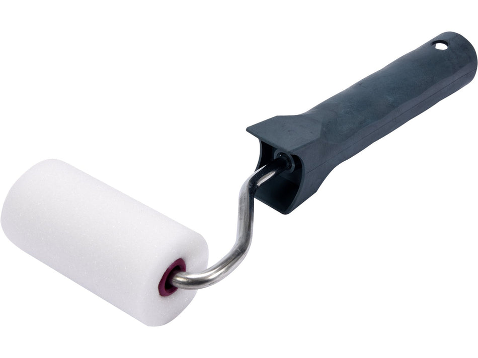VOREL Moltopren habfestőhenger, 7 cm, PU szivaccsal és PVC nyéllel – 09371