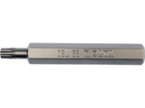 TORX SCREWDRIVER BIT T30, 10 MM HEX DRIVE, 30 MM / 75 MM