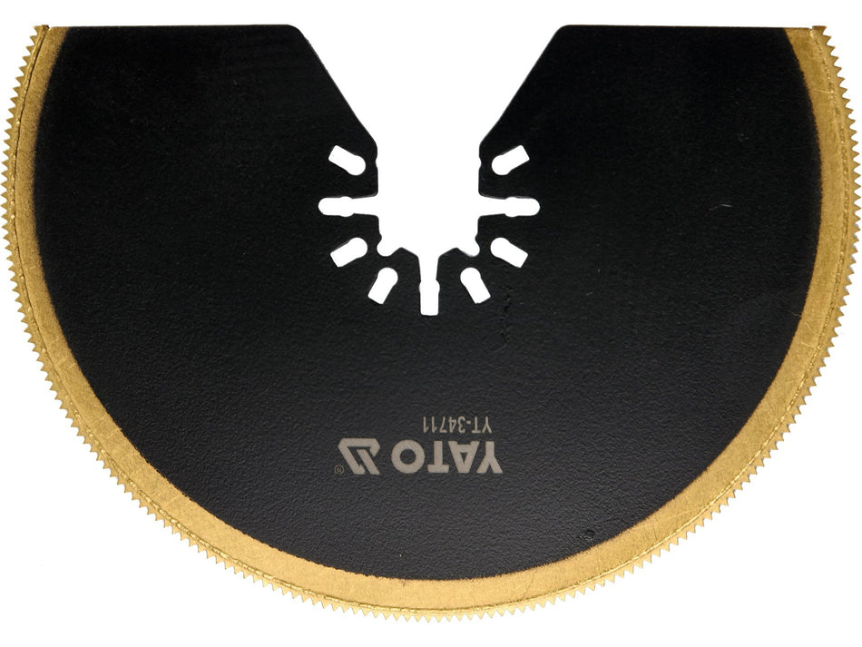 YATO Bi-Metall-Sägeblatt, 100 mm, titannitridbeschichtet, für Metall und Hartholz – YT-34711