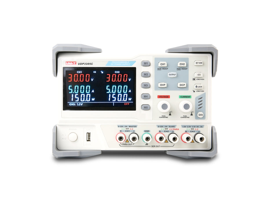 UNI-T Programmable DC Power Supply, 3-Channel, 30 V, 5 A – UDP3305C