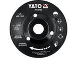 YATO Milling Rasp Wheel for Angle Grinders, Slanted Profile, 125 mm, Tooth Pattern Dense/Open