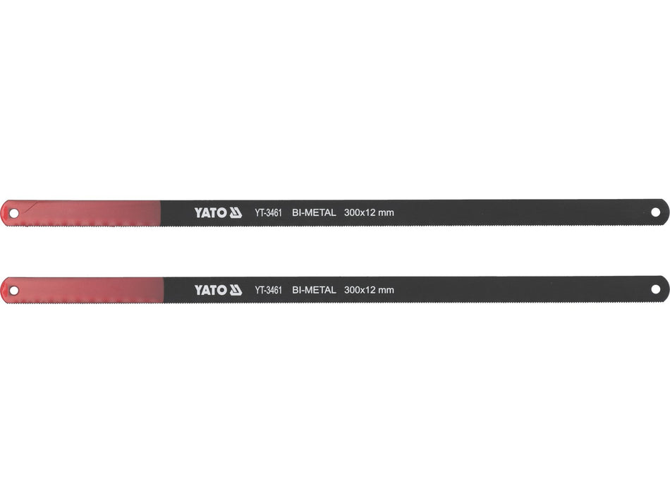 HACKSAW FRAME BLADE 300MM 2PCS BI-METAL
