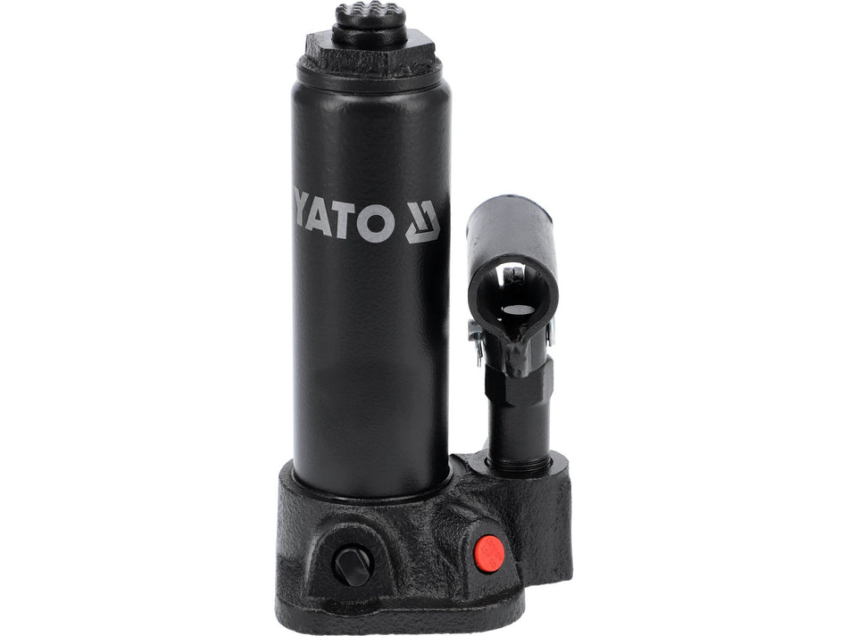 YATO Hydraulic Bottle Jack, 2 t, 181–345 mm Lifting Range, Precision Oil Flow Control – YT-17000