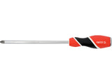 YATO Go-Through Phillips Screwdriver, PH3, CRV6150 Steel, for Hard Assembly Work, 150/200/250 mm