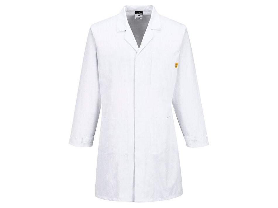 Portwest Antistatischer ESD-Kittel, EN 1149-5 / EN 61340-5-1 – AS10