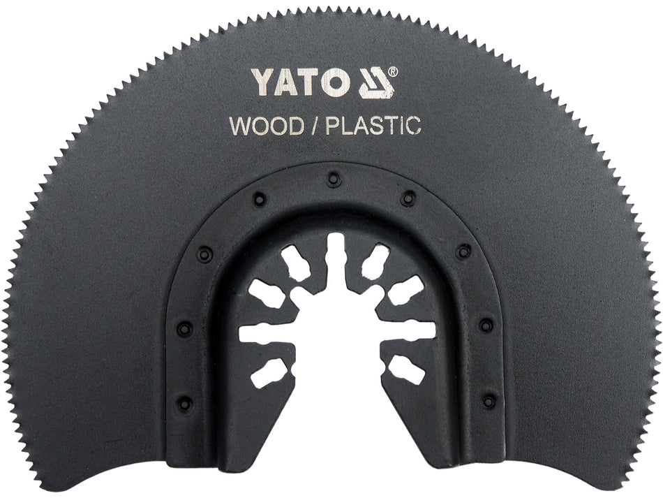 YATO Oszillierendes Multifunktionswerkzeug Segmentsägeblatt, 88 mm, HCS, für Holz & Kunststoff – YT-34681
