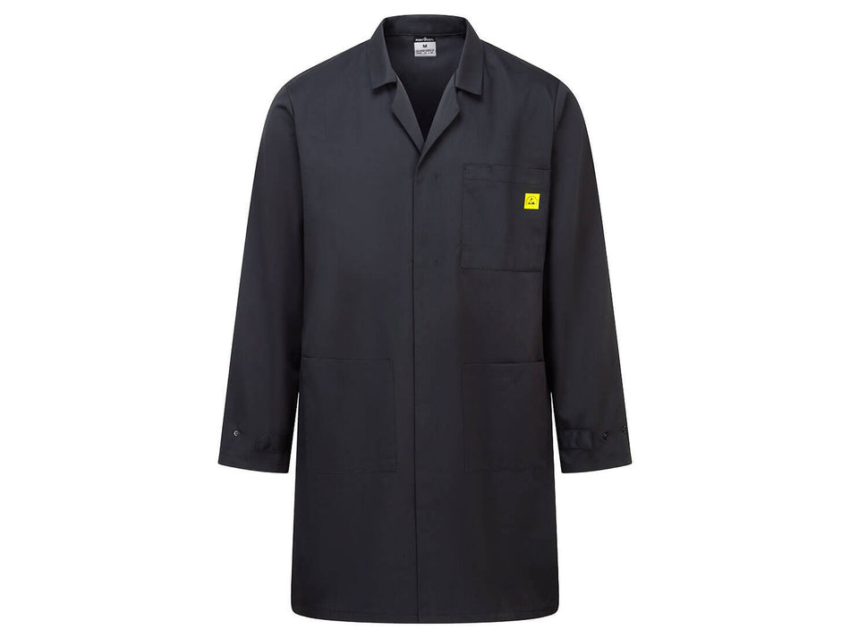 Portwest Antistatischer ESD-Kittel, EN 1149-5 / EN 61340-5-1 – AS10