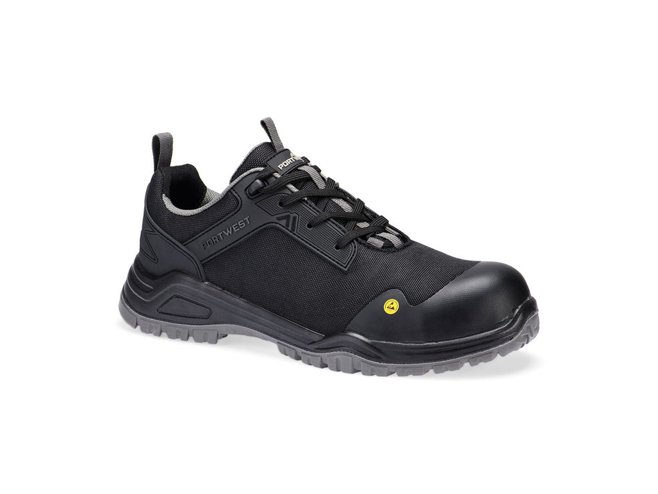 Portwest Safety Low Shoe S3S ESD SR FO with Composite Toe Cap & Textile Upper – FE11