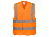 Portwest Essential Hi-Vis Band and Brace Vest, Lightweight with Hook and Loop Closure – ES470